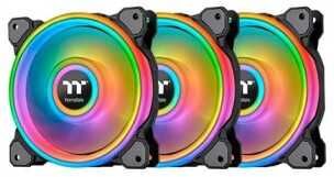 Ventilador 120X120 Thermaltake Riing Quad 12 Rgb Tt 3Uds Cl-F088-Pl12Sw-A