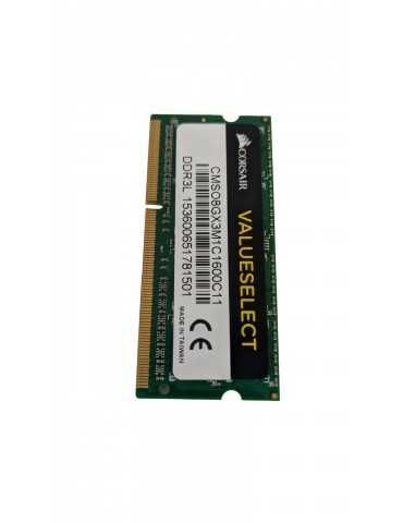 Memoria RAM DDR3L 8GB Portátil CORSAIR CMSO8GX3M1C1600C1