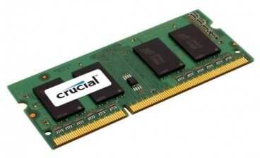 crucial Memoria RAM Portátil SODIMM 4 GB DDR3L 1600 Mhz PC3-12800