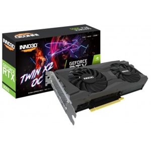 Tarjeta VGA Inno3D GeForce RTX 3050 Twin X2 OC 8GB GDDR6