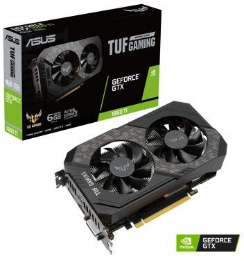 Gráfica ASUS GEFORCE GTX 1660 Ti 6GB TUF Gaming EVO OC