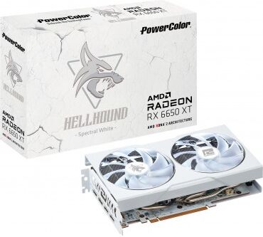 Gráfica PowerColor Hellhound Spectral White RX 6650 XT 8GB