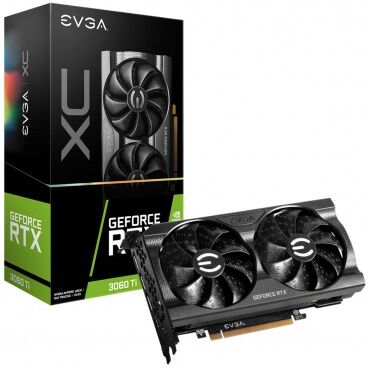 Tarjeta Gráfica EVGA GeForce RTX 3060TI 8GB GDDR6 XC LHR