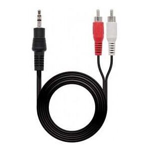 Cable Audio 1Xjack 3.5 A 2Xrca 1.5M Nanocable 10.24.0301