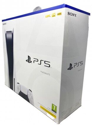 Caja Videoconsola Sony Playstation PS5 825Gb 8K UHD