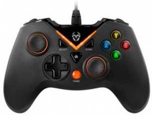 Gamepad Krom Key Pc Ps3 Negro/Naranja Nxkromkey