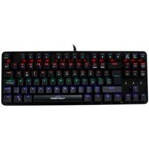 Teclado Keep Out F105 Gaming Mecanico Rgb Negro F105