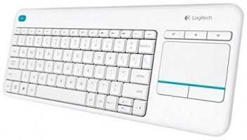 Teclado Logitech K400 Plus Wireless Touchpad Blanc 920-007138