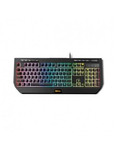 Teclado Krom Kuma Semi Mecanico Gaming Negro Nxkromkuma