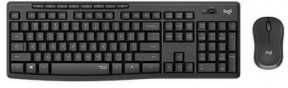 Teclado+Raton Logitech Mk295 Silent Wireless Combo Negro/Na 920-009798