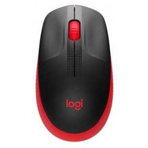 Raton Logitech M190 Wireless Rojo 3 Botones/10 M/Nano Recep 910-005908