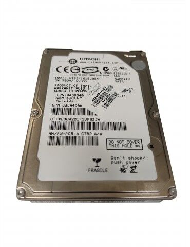 Disco Duro 2.5 SATA 160GB Portátil HP Dv6319eu 438485-001