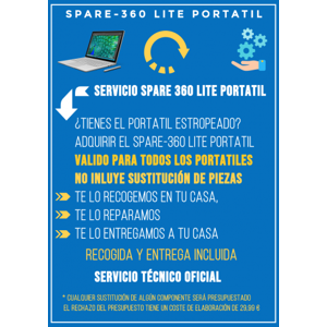 Servicio Reparación Spare-360 Portátil