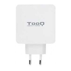 Cargador Doble Usb-C Pd + Usb A Qc3.0 Tooq Blanco Tqwc-2Sc03Wt