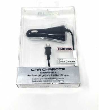 Otros Cargador de Coche 1A Lightning Apple PUCC017