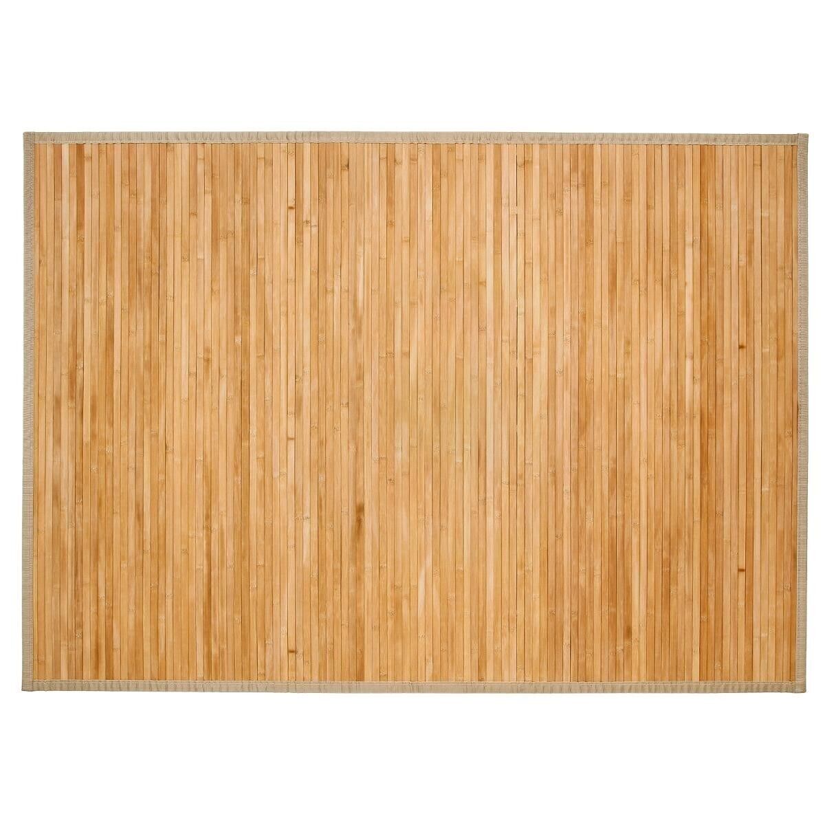 Atmosphera Alfombra de listones bambú natural 120x170 cm
