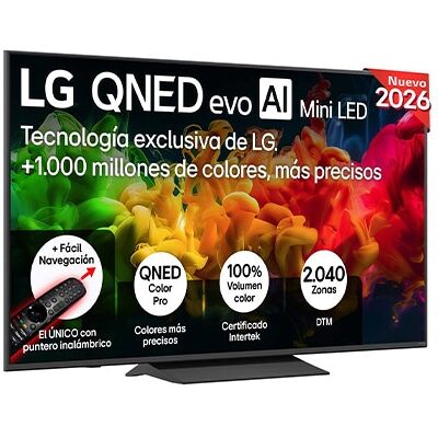 Smart TV LG QNED evo MiniLED AI QNED8E 65 pulgadas 4K 2026 - 65QNED8EB3B LG ES Smart TV LG QNED evo MiniLED AI QNED8E 65 pulgadas 4K 2026 - 65QNED8EB3B LG ES