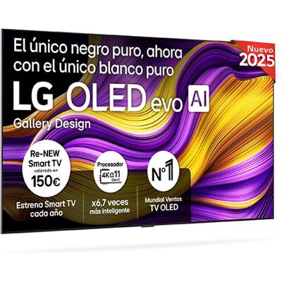 Smart TV LG OLED evo AI G5 83 pulgadas 4K 2025 - OLED83G55LW LG ES Smart TV LG OLED evo AI G5 83 pulgadas 4K 2025 - OLED83G55LW LG ES