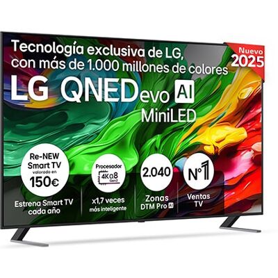 LG QNED evo AI QNED85 MiniLED 4K Smart TV 2025 de 86 pulgadas - 86QNED85A6C LG QNED evo AI QNED85 MiniLED 4K Smart TV 2025 de 86 pulgadas - 86QNED85A6C