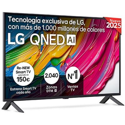 Outlet Smart TV LG QNED AI QNED8E 43 pulgadas 4K 2025 - 43QNED8EA6B.OUTLET Outlet Smart TV LG QNED AI QNED8E 43 pulgadas 4K 2025 - 43QNED8EA6B.OUTLET