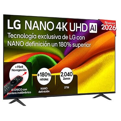 Smart TV LG NANO 4K UHD AI NU90 75 pulgadas 4K 2026 - 75NU900B6LA Smart TV LG NANO 4K UHD AI NU90 75 pulgadas 4K 2026 - 75NU900B6LA