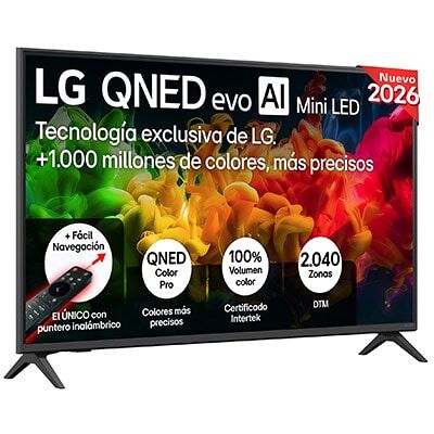 Smart TV LG QNED evo MiniLED AI QNED81 43 pulgadas 4K 2026 - 43QNED81B6C LG ES Smart TV LG QNED evo MiniLED AI QNED81 43 pulgadas 4K 2026 - 43QNED81B6C LG ES