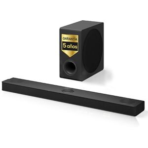 Barra de sonido para TV - LG S80TY, Bluetooth, 480W, 3.1.3 Canales con subwoofer, Dolby Atmos, DTS-X, IA Ready, Negro - S80TY Barra de sonido para TV - LG S80TY, Bluetooth, 480W, 3.1.3 Canales con subwoofer, Dolby Atmos, DTS-X, IA Ready, Negro - S80TY