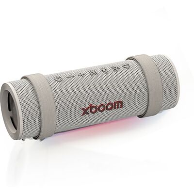 LG xboom Grab by will.i.am - Altavoz inalámbrico bluetooth con bajos potentes, resistencia militar y hasta 20 horas de batería, gris - GRAB.AEUTLWG LG xboom Grab by will.i.am - Altavoz inalámbrico bluetooth con bajos potentes, resistencia militar y hasta 20 horas de batería, gris - GRAB.AEUTLWG