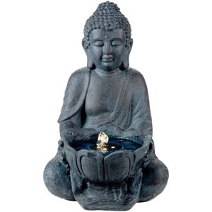 Lumineo Fuente Exterior De Buda 45 Cm Grey One Size Lumineo Fuente Exterior De Buda 45 Cm Grey One Size