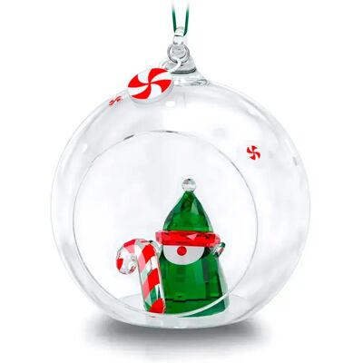 Swarovski Adorno Navideño Holiday Cheers Santas Elf Clear One Size Swarovski Adorno Navideño Holiday Cheers Santas Elf Clear One Size