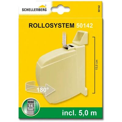 Schellenberg Recogida De Mini Persiana Con Cinturón 5 M Beige One Size Schellenberg Recogida De Mini Persiana Con Cinturón 5 M Beige One Size