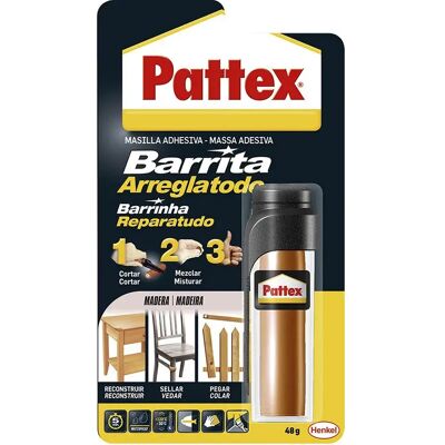 Pattex Reparar Toda La Madera De La Barra 48g Brown One Size Pattex Reparar Toda La Madera De La Barra 48g Brown One Size