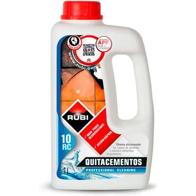 Rubi Removedor De Cemento Rc-10 23910 1l White / Red One Size Rubi Removedor De Cemento Rc-10 23910 1l White / Red One Size