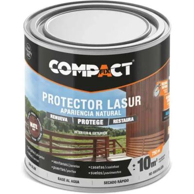 Compact Protector Lasur Castaño Mate 750 Mm Chestnut One Size Compact Protector Lasur Castaño Mate 750 Mm Chestnut One Size