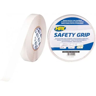 Hpx Cinta Antideslizante Semitransparente De Agarre De Seguridad 25 Mm X 18 M Transparent One Size Hpx Cinta Antideslizante Semitransparente De Agarre De Seguridad 25 Mm X 18 M Transparent One Size