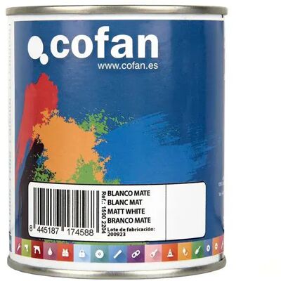 Cofan Esmalte Sintético Mate 375ml Matte White One Size Cofan Esmalte Sintético Mate 375ml Matte White One Size