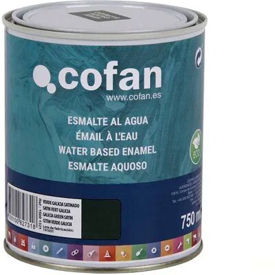 Cofan Esmalte Acrílico Satinado 750ml Satin Galicia Green One Size Cofan Esmalte Acrílico Satinado 750ml Satin Galicia Green One Size