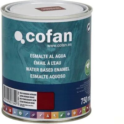 Cofan Esmalte Acrílico Satinado 750ml Satin Granada Red One Size Cofan Esmalte Acrílico Satinado 750ml Satin Granada Red One Size