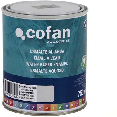 Cofan Esmalte Acrílico Satinado 750ml Satin Pearl Grey One Size Cofan Esmalte Acrílico Satinado 750ml Satin Pearl Grey One Size