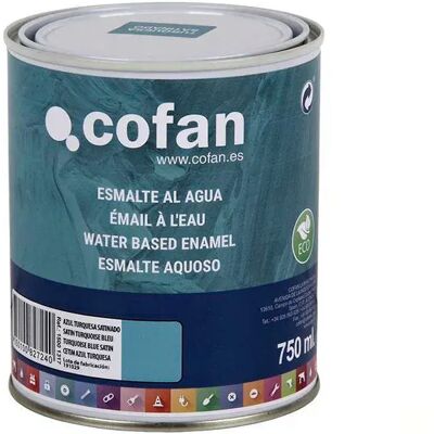 Cofan Esmalte Acrílico Satinado 750ml Satin Turquoise Blue One Size Cofan Esmalte Acrílico Satinado 750ml Satin Turquoise Blue One Size