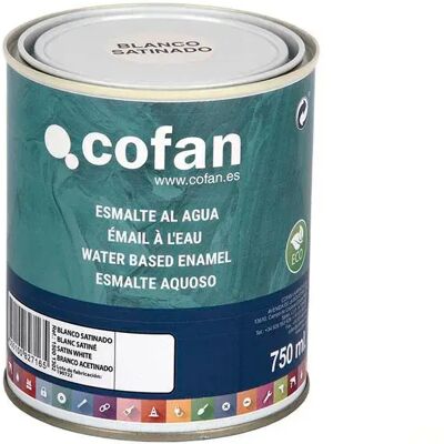 Cofan Esmalte Acrílico Satinado 750ml Satin White One Size Cofan Esmalte Acrílico Satinado 750ml Satin White One Size