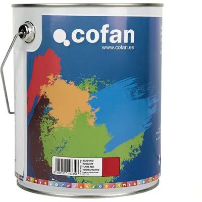 Cofan Esmalte Sintético 4l Bright Red One Size Cofan Esmalte Sintético 4l Bright Red One Size