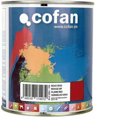 Cofan Esmalte Sintético 750ml Bright Red One Size Cofan Esmalte Sintético 750ml Bright Red One Size