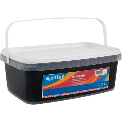Cofan Pintura Interior Monocapa 2.5l Black One Size Cofan Pintura Interior Monocapa 2.5l Black One Size