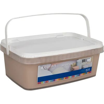 Cofan Pintura Interior Monocapa 2.5l Medium Stone One Size Cofan Pintura Interior Monocapa 2.5l Medium Stone One Size