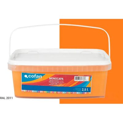 Cofan Pintura Interior Monocapa 2.5l Orange One Size Cofan Pintura Interior Monocapa 2.5l Orange One Size