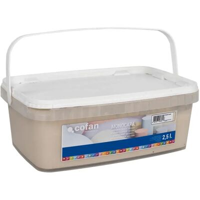 Cofan Pintura Interior Monocapa 2.5l Soft Stone One Size Cofan Pintura Interior Monocapa 2.5l Soft Stone One Size
