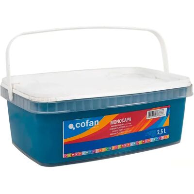 Cofan Pintura Interior Monocapa 2.5l Water Blue / Aqua Blue One Size Cofan Pintura Interior Monocapa 2.5l Water Blue / Aqua Blue One Size