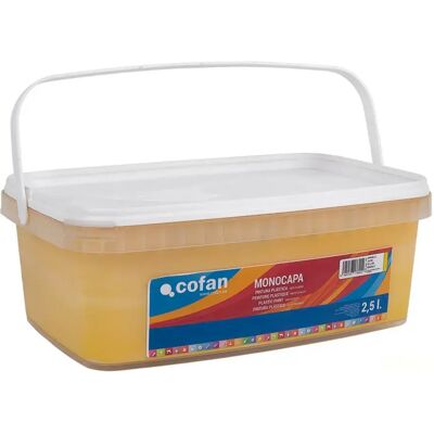 Cofan Pintura Interior Monocapa 2.5l Yellow One Size Cofan Pintura Interior Monocapa 2.5l Yellow One Size