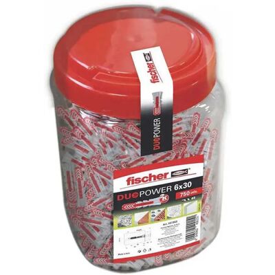 Fischer Group Taco Duopower 6x30 750 Unidades White / Black / Red One Size Fischer Group Taco Duopower 6x30 750 Unidades White / Black / Red One Size